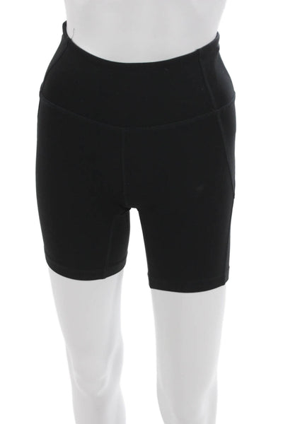 Something Navy Womens Black Polyester Blend Solid Biker Shorts Size XS