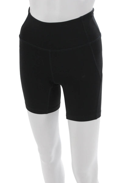 Something Navy Womens Black Polyester Blend Solid Biker Shorts Size XS