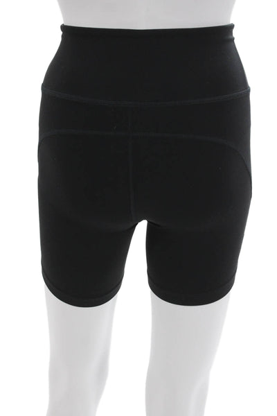 Something Navy Womens Black Polyester Blend Solid Biker Shorts Size XS