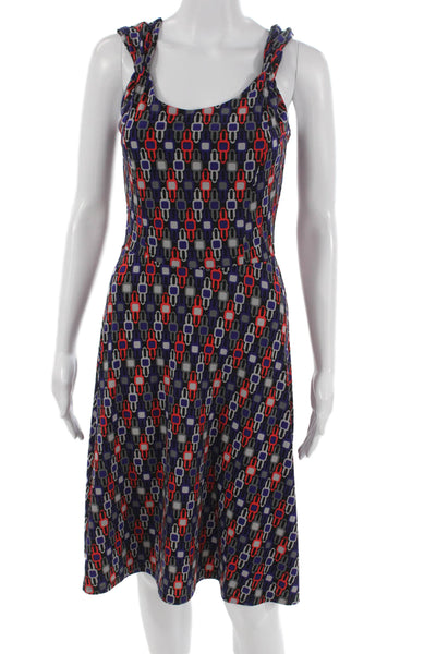 Banana Republic Womens Multicolor Graphic Tank Dress Knee Length Size XS