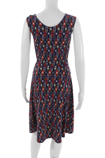 Banana Republic Womens Multicolor Graphic Tank Dress Knee Length Size XS