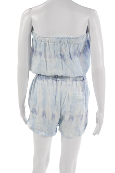 Vintage Havana Women Tie Dye Tencel Square Neck Sleeveless Romper Size S