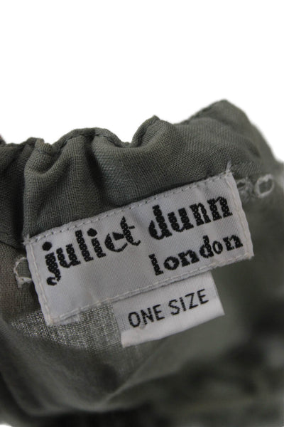 Juliet Dunn Women Mini Dress Floral V-Neck Sleeveless Knee Length Size One Size