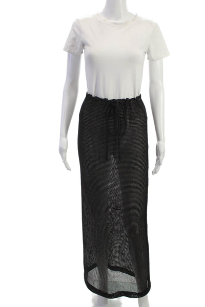Bananhot Womens Coverup Swimwear Black Polyester Solid Size XS