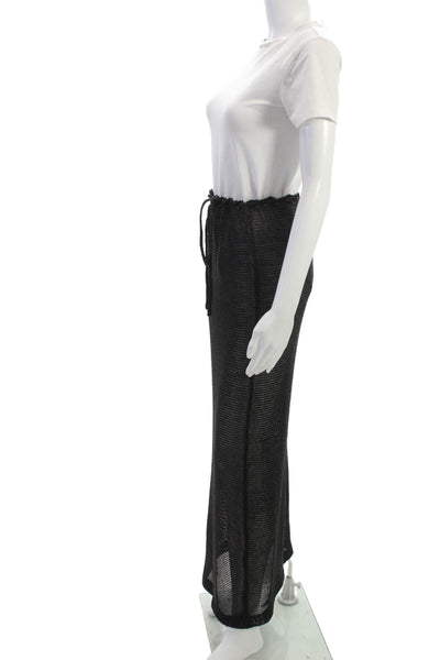 Bananhot Womens Coverup Swimwear Black Polyester Solid Size XS