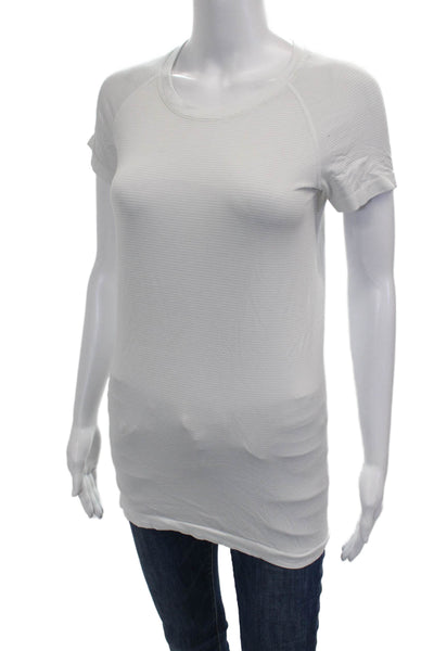 Everlane Womens Basic White Crew Neck Short Sleeve T-Shirt Size S