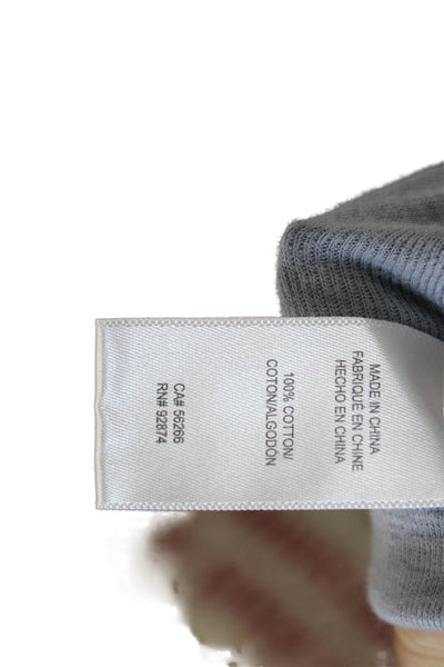 Splendid Women Basic Cotton Crew Neck Sleeveless Tank Gray Size S