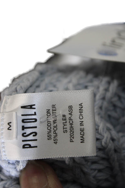 Pistola Womens Cardigan Blue V-Neck Long Sleeve Size M