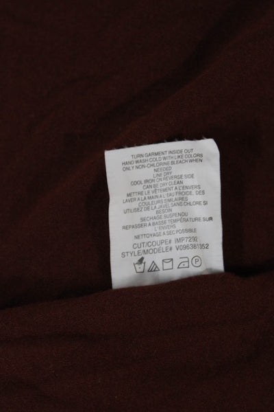 Vince Womens Basic Tank Scoop Neck Brown Size S
