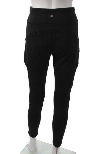 Athleta Womens Black Ankle Leggings Size 4
