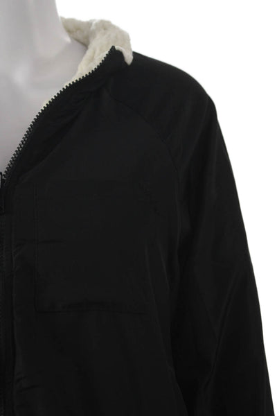 Ingrid & Isabel Women Reversible Black Maternity Basic Jacket Size S