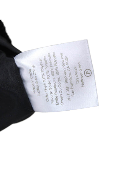 Ingrid & Isabel Women Reversible Black Maternity Basic Jacket Size S