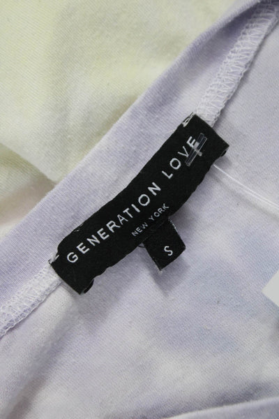 Generation Love Women Basic T-Shirt Multicolor Tie-Dye Size S