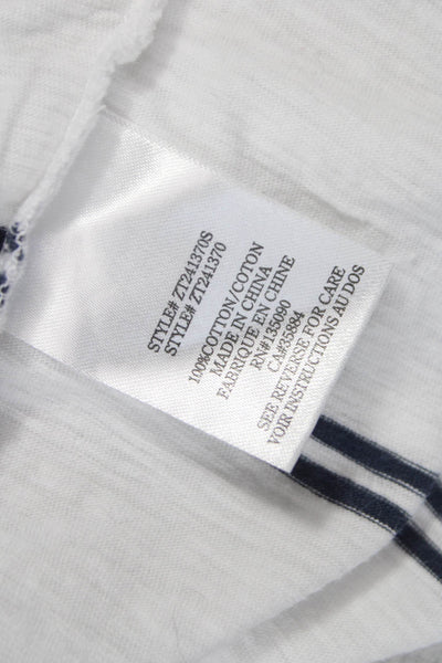 Z Supply Women Basic Sleeveless V-Neck Striped Cotton Tank Size XS