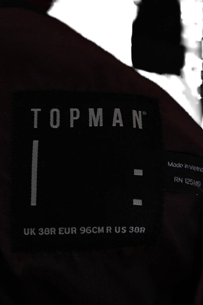 Topman Mens Black Blazer Size 38