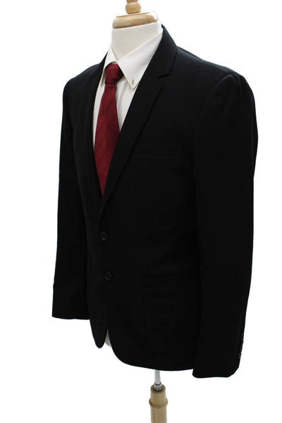 Sandro Mens Black Wool Blazer Size 50