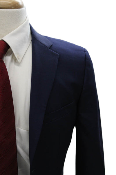 Jil Sander Mens Wool Blue Blazer Size 46