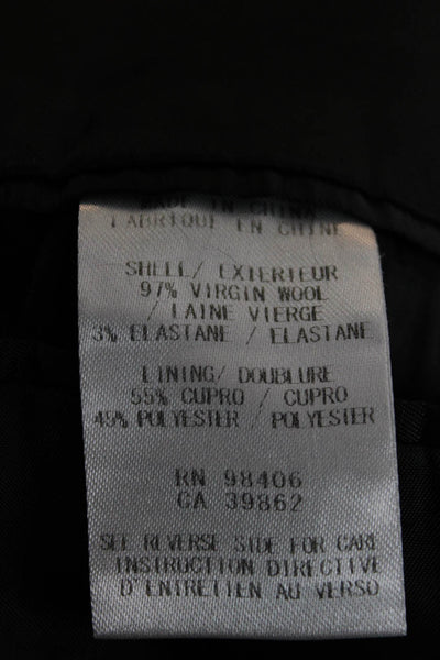 Theory Mens Blazer Virgin Wool Blue Solid Size 40