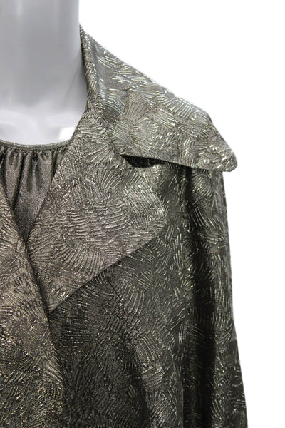 Designer Womens Polyester Blend Solid Jacket Set Size M