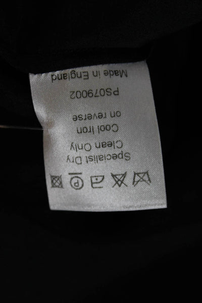 Matthew Williamson Women Silk Slip Dress Black Sleeveless Short Size 10