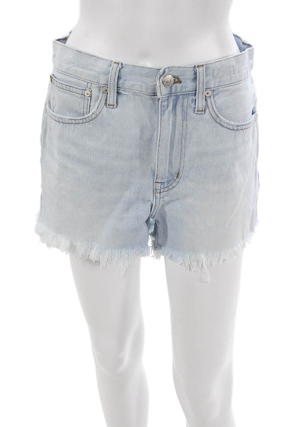 Madewell Womens Cutoff Denim Shorts Solid Size 26