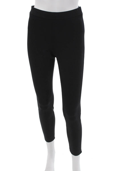 Theory Womens Ankle Leggings Black Polyamide Blend Solid Size S