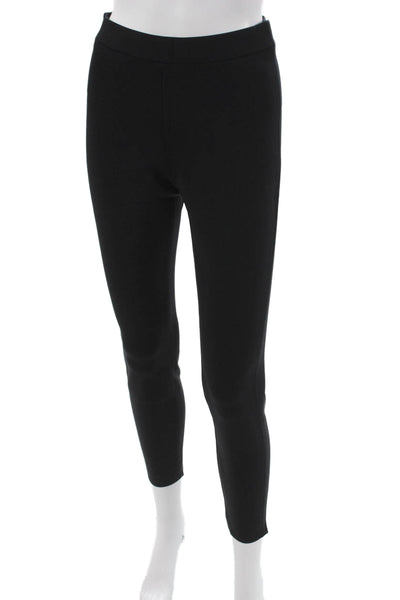 Theory Womens Ankle Leggings Black Polyamide Blend Solid Size S