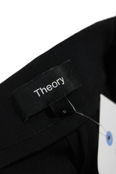 Theory Womens Ankle Leggings Black Polyamide Blend Solid Size S