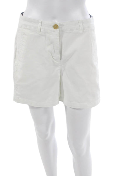 J Crew Womens Casual Solid Cotton Blend Shorts Size 2