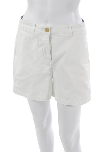 J Crew Womens Casual Solid Cotton Blend Shorts Size 2