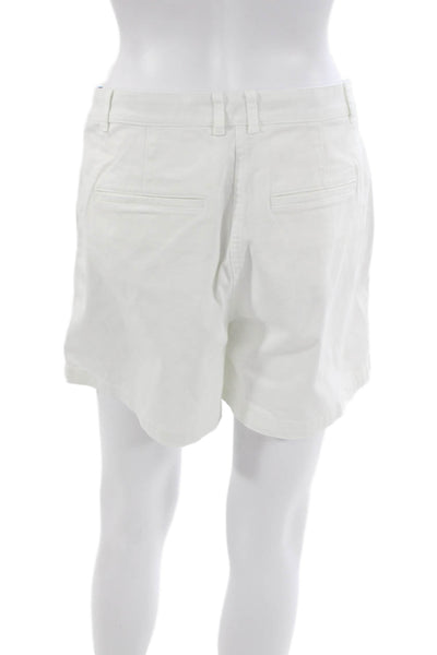 J Crew Womens Casual Solid Cotton Blend Shorts Size 2