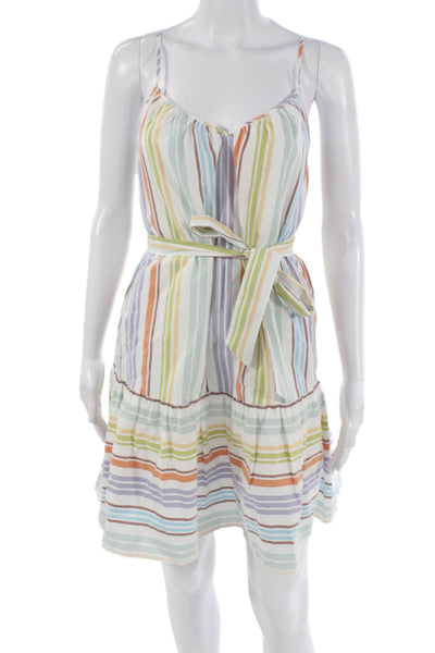 Rails Womens Multicolor Striped Tank Dress Cotton Blend Sleeveless Size XS
