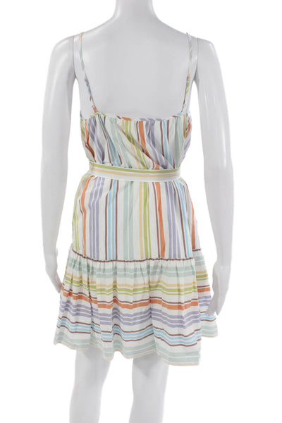 Rails Womens Multicolor Striped Tank Dress Cotton Blend Sleeveless Size XS