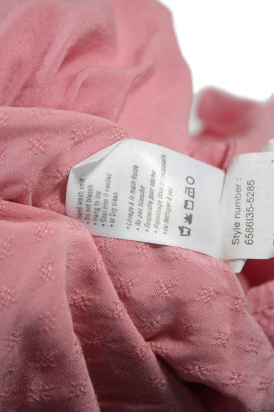 Paige Black Label Women Pink Rayon Mini Dress Size S