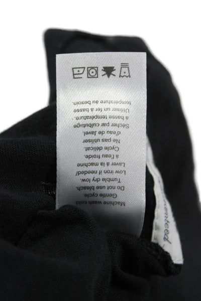 Rag & Bone Jean Womens T-Shirt Black Pima Cotton Crew Neck Short Sleeve Size S