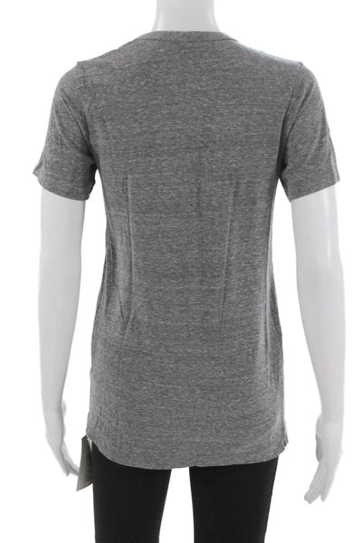 Rodarte Women T-Shirt Short Sleeve Round Neck Polyester Blend Solid Size XS