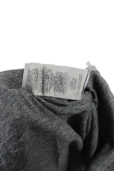 The Great Womens T-Shirt Gray Polyester Blend Round Neck Short Sleeve Size 1