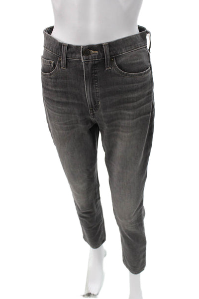 Banana Republic Women Skinny Gray Cotton Jeans Size 27