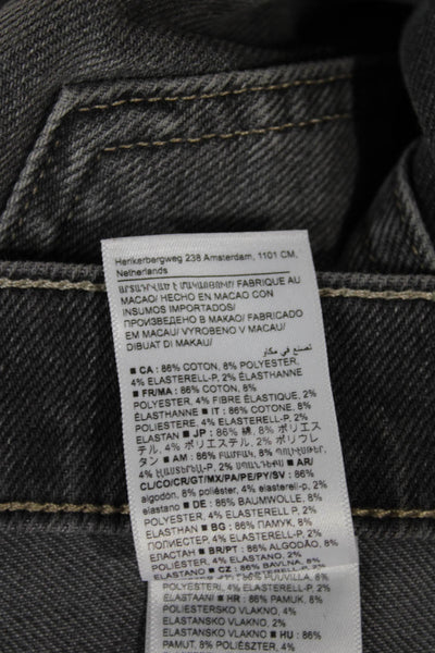 Banana Republic Women Skinny Gray Cotton Jeans Size 27