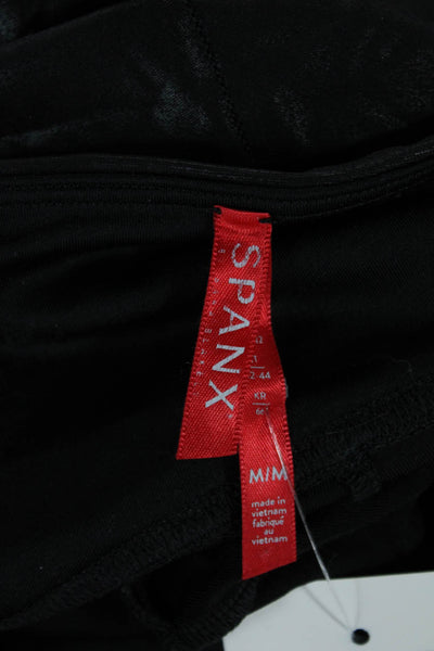 Spanx Women Ankle Faux Leather Leggings Black Size M