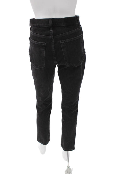Banana Republic Women Black Skinny Jeans Low Rise Cotton Blend Size 27