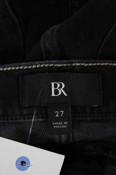 Banana Republic Women Black Skinny Jeans Low Rise Cotton Blend Size 27