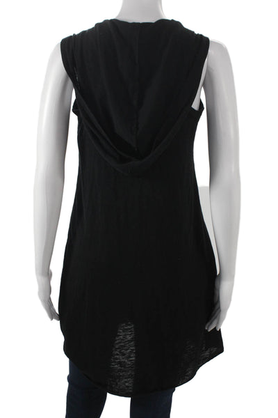 Becca Women V-Neck Tank Top Black Size XS