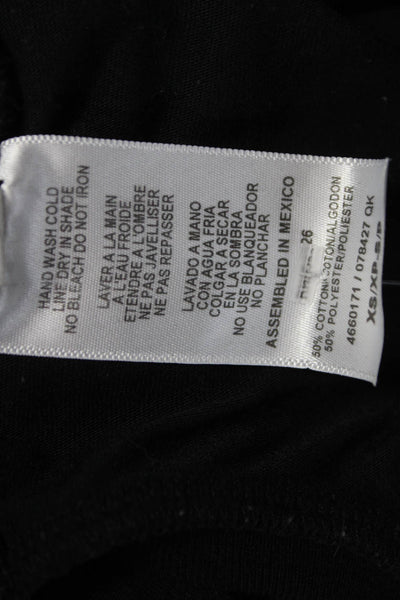 Becca Women V-Neck Tank Top Black Size XS