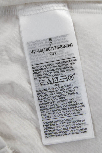 Banana Republic Womens White V Neck Camisole Spaghetti Strap Size S