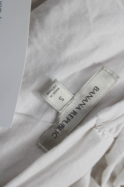 Banana Republic Womens White V Neck Camisole Spaghetti Strap Size S