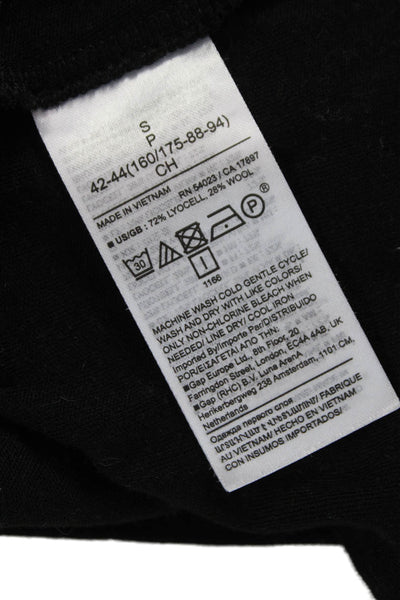 Banana Republic Women Basic Mock Neck Sleeveless Tank Black Size S