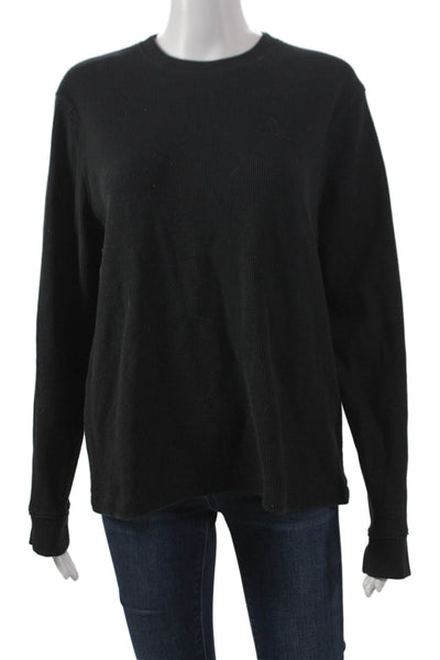 Lululemon Mens Basic Long Sleeve Black Crew Neck T-Shirt Size M