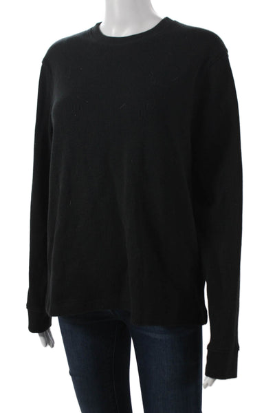 Lululemon Mens Basic Long Sleeve Black Crew Neck T-Shirt Size M