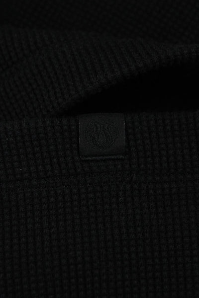 Lululemon Mens Basic Long Sleeve Black Crew Neck T-Shirt Size M